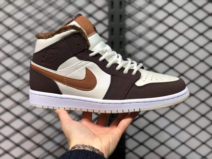 Jordan 1 Mid SE Brown Basalt Oatmeal (W)