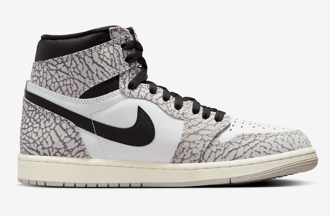 Jordan 1 Retro High OG White Cement
