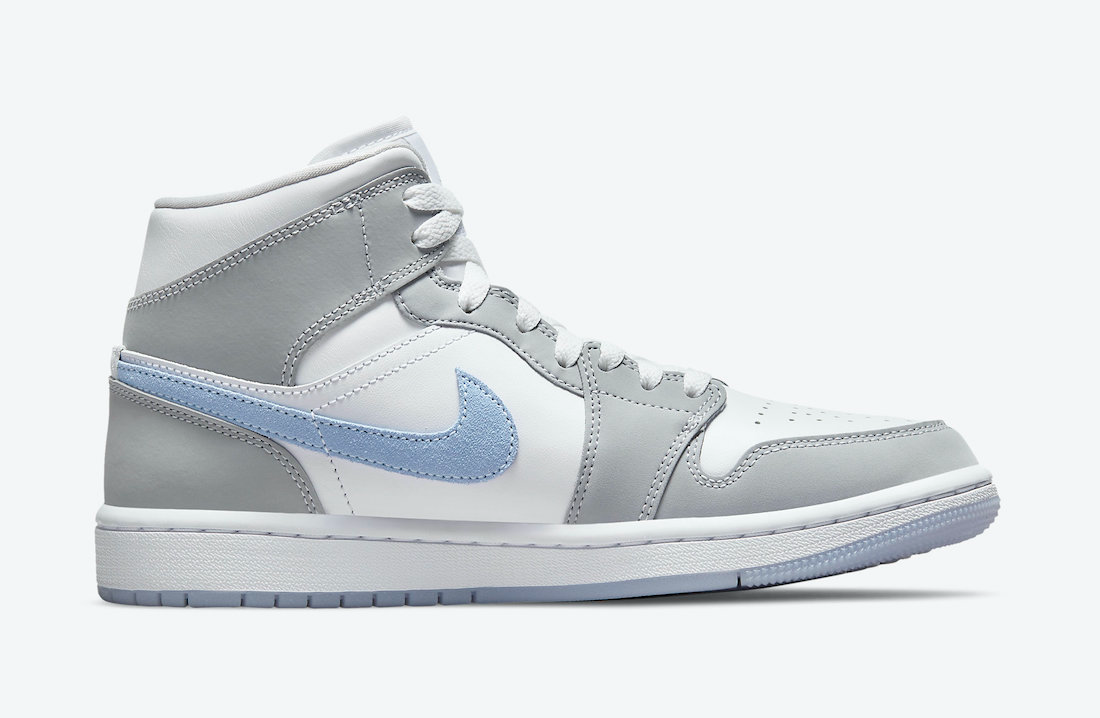 Jordan 1 Mid Wolf Grey Aluminum (Wmns)