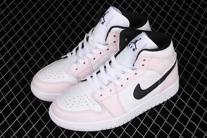 Jordan 1 Mid Barely Rose (W)