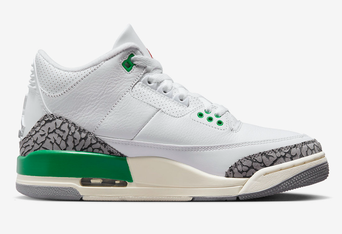 Jordan 3 Retro Lucky Green (Women's)