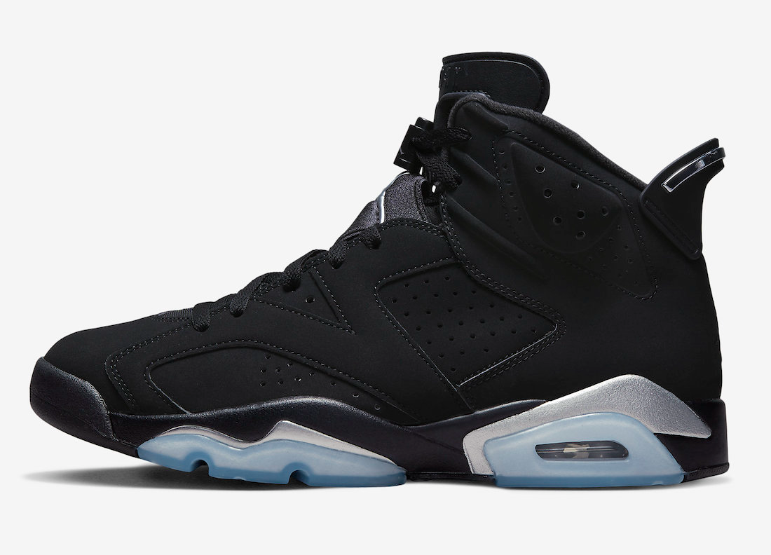 Jordan 6 Retro Chrome Metallic Silver