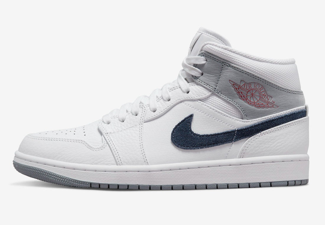 Jordan 1 Mid Paris White