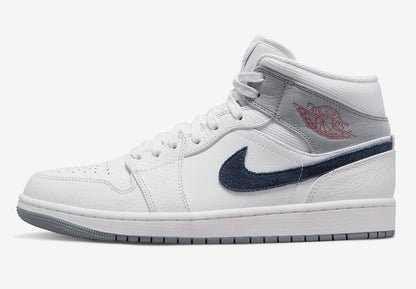 Jordan 1 Mid Paris White