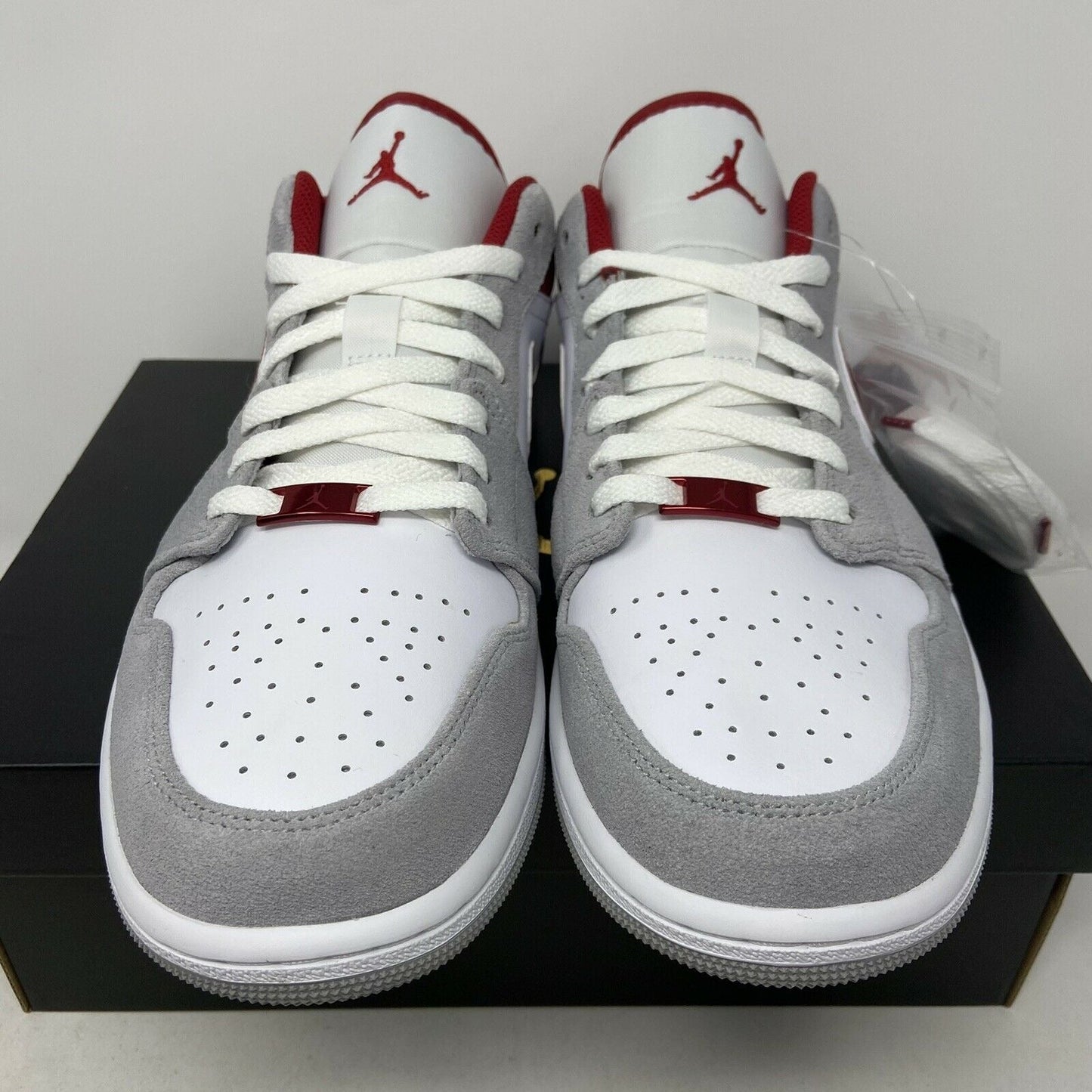 Air Jordan 1 Low SE 'White / Grey / Red'